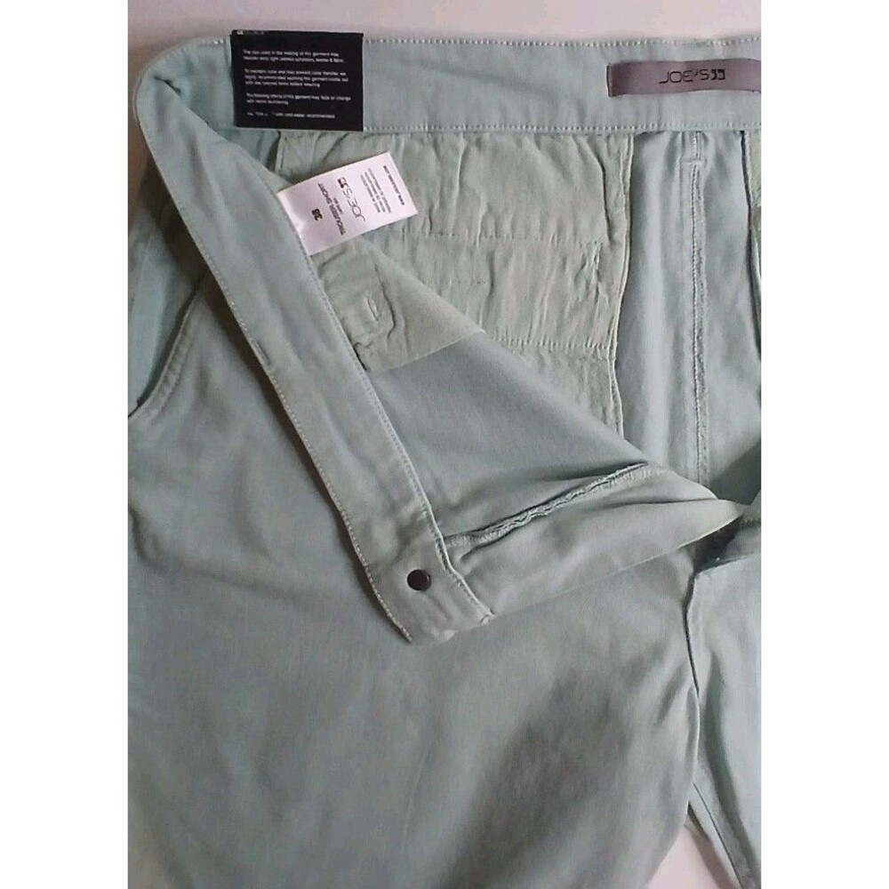 JOE"S Jeans Men's Sz 38 Trouser Shorts 9" Chinos Capri Sea/ Lt. Green NWT $158 - Picture 6 of 13